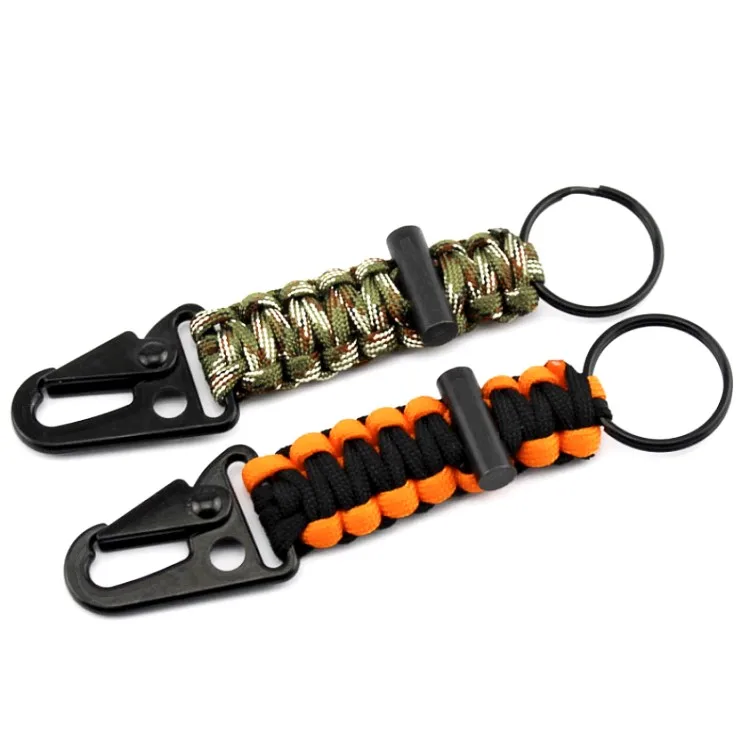 

Custom Paracord Keychain Outdoor Camping Equipment Survival Gear, Multi-colors