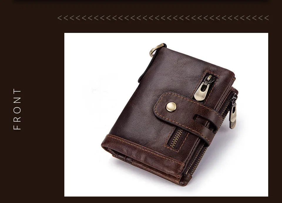 MENS GENUINE LEATHER Luxury Long Wallet Phone Money Envelope Vintage Clutch  Bag