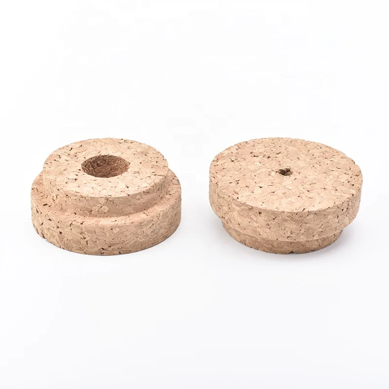Custom round wooden lid for cork bottle tin wholesales