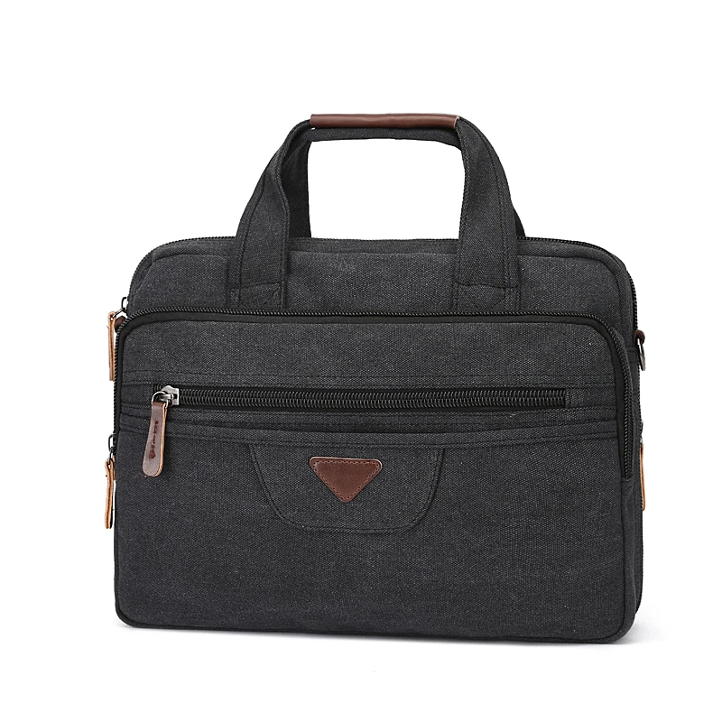 ZUOLUNDUO Men Bag 2023 Custom Business Notebook Computer Laptop Bag