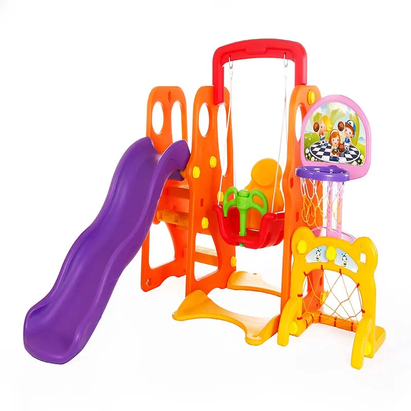 

5 in 1 indoor playground slide plastic slide for girls and boys indoor playground slides