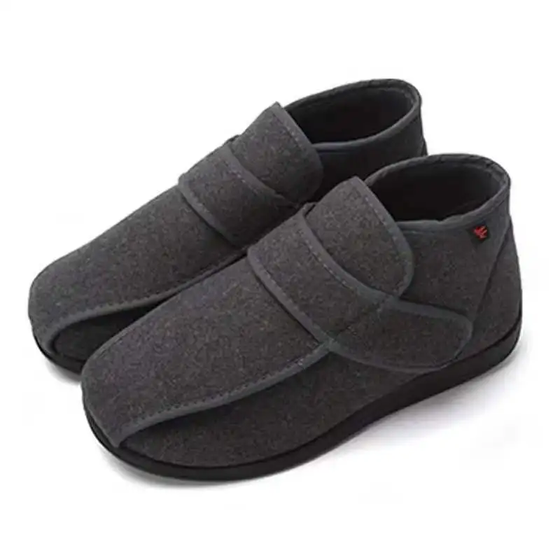 

2020 Fashionable medical comfortable footwear diabetic shoes men, Grey,black