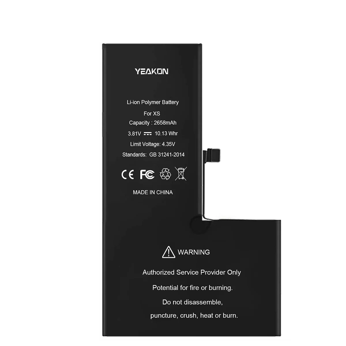 

YEAKON XS X S Battery Replacement For iPhone 5 5S 5C SE 6 6S 6P 6SP 7 7G 7P 8 8G 8P Plus X XS MAX XR 11 12 13 Pro MAX Batteries