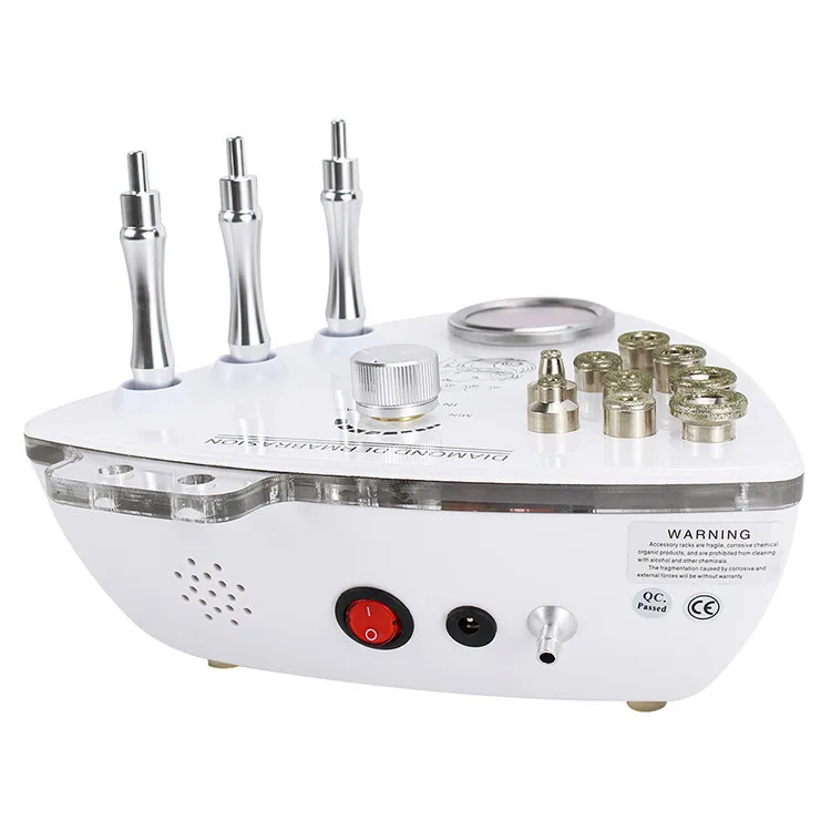 

In Stock Remove Acne Scars Fine Lines Microdermabrasion Machine Diamond Dermabrasion Beauty Equipment, White