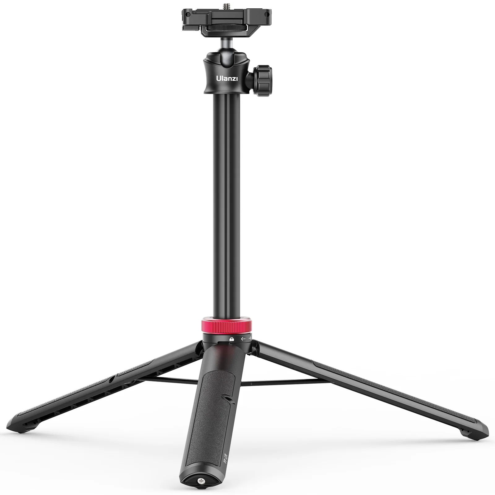 

ULANZI MT-44 Multi-functional Mini Tripod for Camera, Portable Plastic Smartphone Tripod with Phone Holder, Black