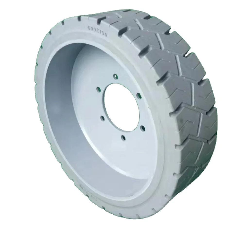 
hot sale non marking solid tires 15x5 12x4.5 Genie electric scissor lift wheels 