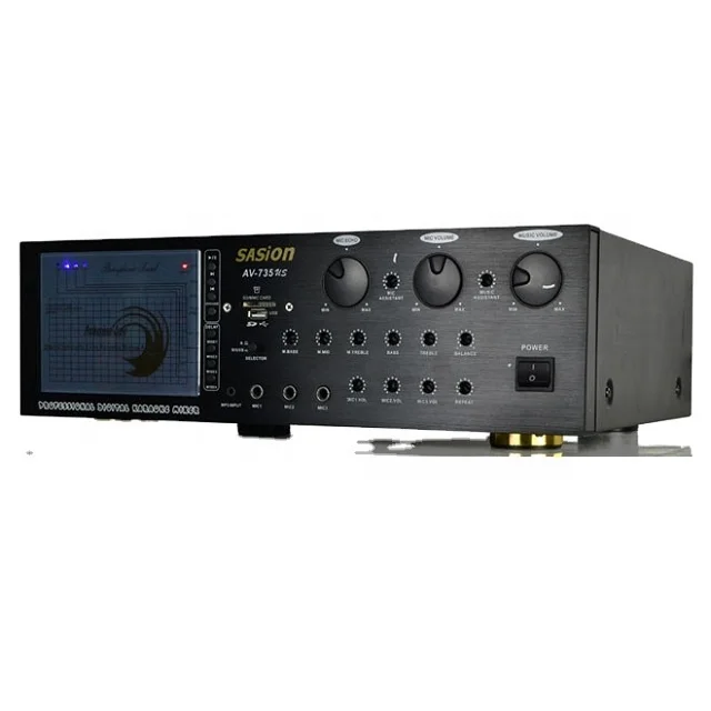 

Brand new karaoke mixer power module amplifier 5.1 with high quality, Black