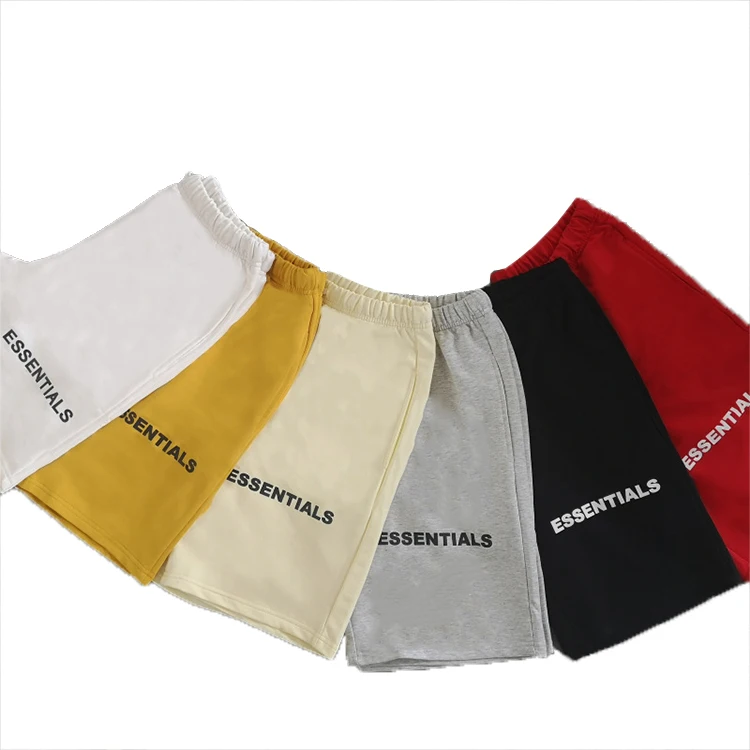 

Baisheng Cotton Solid Color Knee length Sport Shorts Men's Shorts
