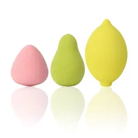 

New Fruit Shape Cosmetic Puff Avocado Lemon Strawberry Makeup Sponge