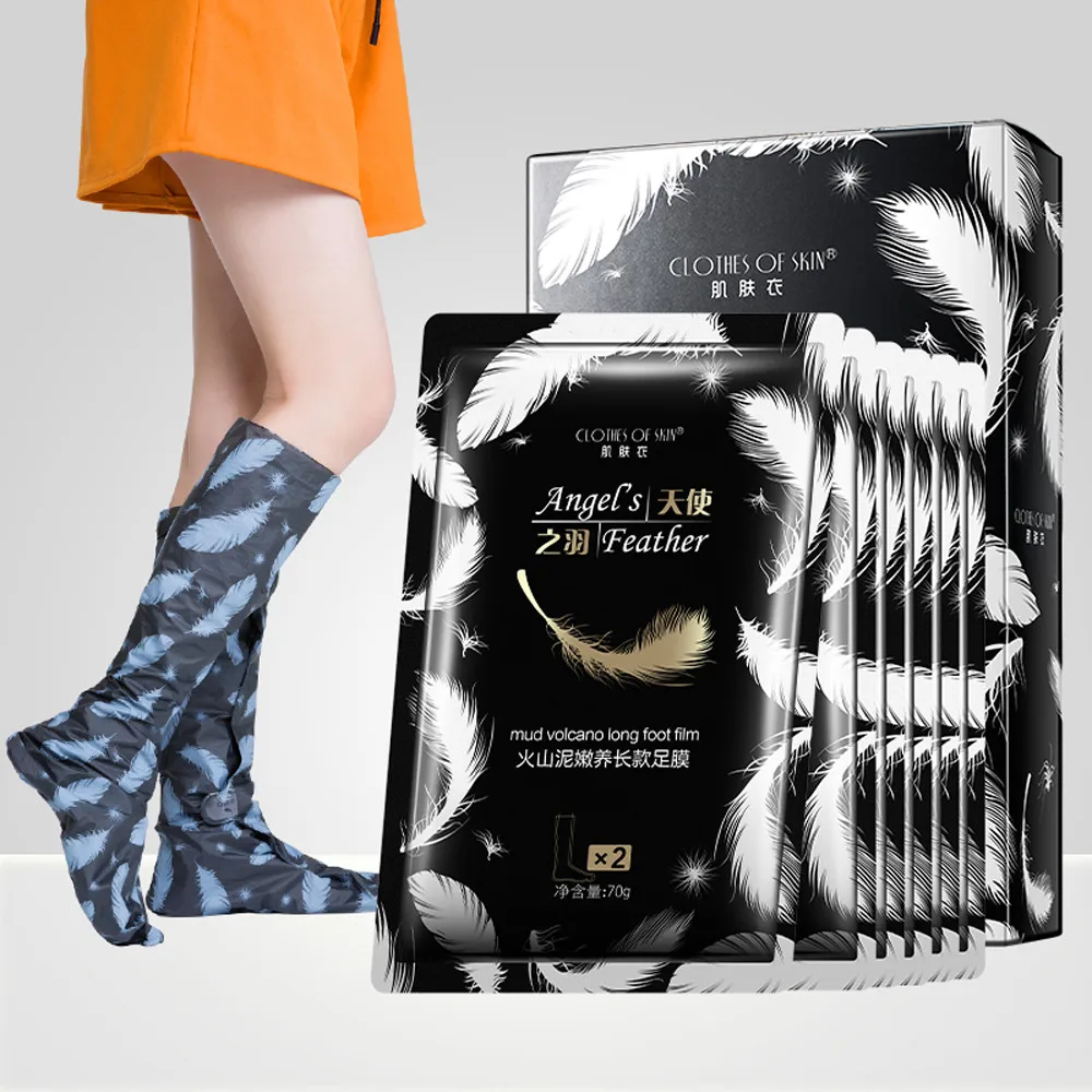 
Natural organic volcanic mud foot film exfoliating foot film private label foot film 