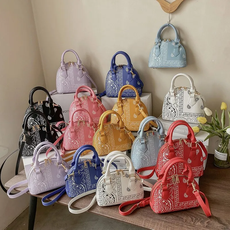 

Wholesale customization multiple colors bandana cashew pattern bags women luxury handbags 2021 purses and handbags