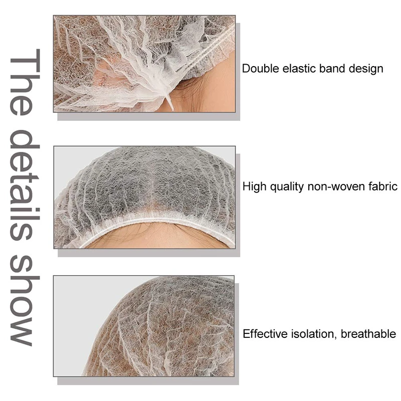 21 Inch Surgical Disposable Non Woven Mob Cap