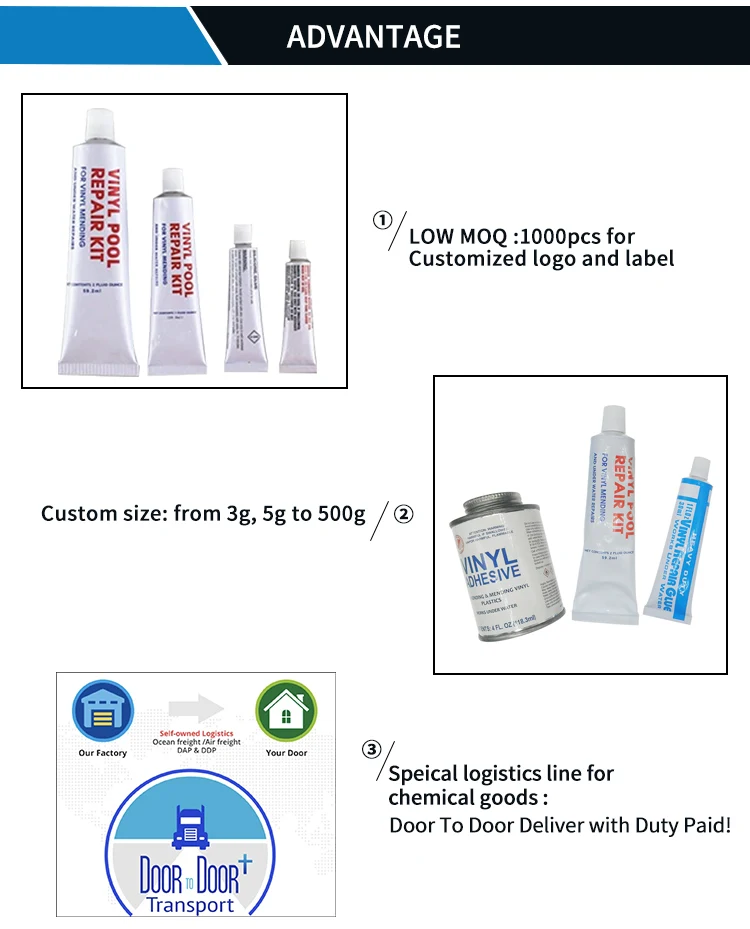 Vinyl Glue Adhesive For Swimming Pool And Inflatables/vinyl Pool Liner Repair Kit Buy Vinyl