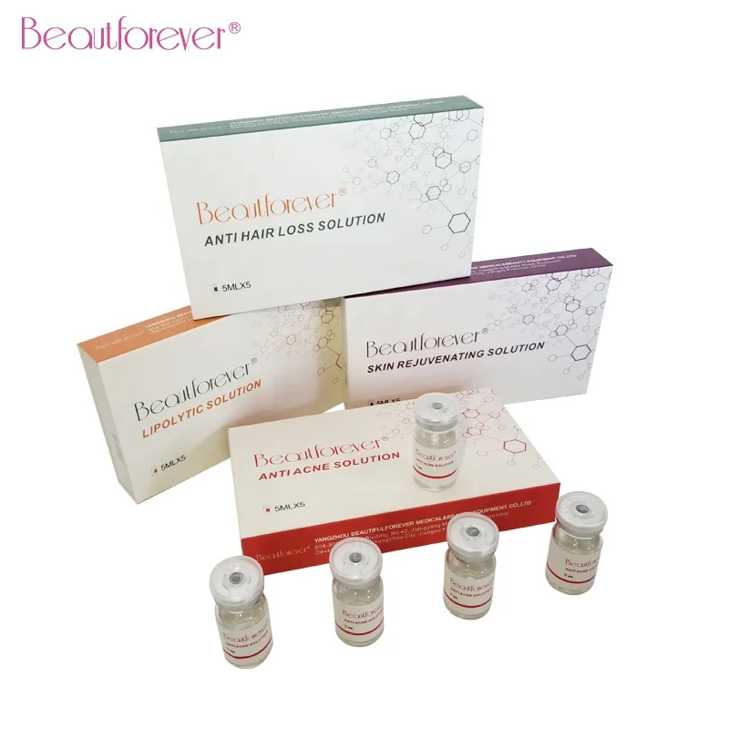 

Beautforever lipolytic solution hyaluronic acid serum for double chin, Transparent
