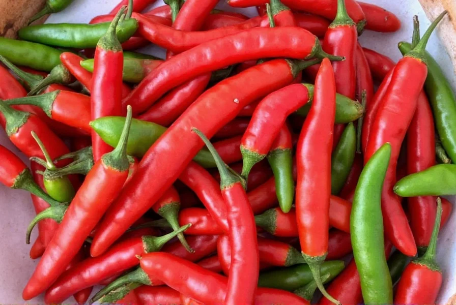 Mexican Peppers at a Local Market