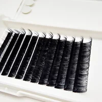 

Lashex Jet black mega volume soft and very light synthetic silk lashes 0.03 0.04 0.05 0.07mm volume cashmere eyelash extension