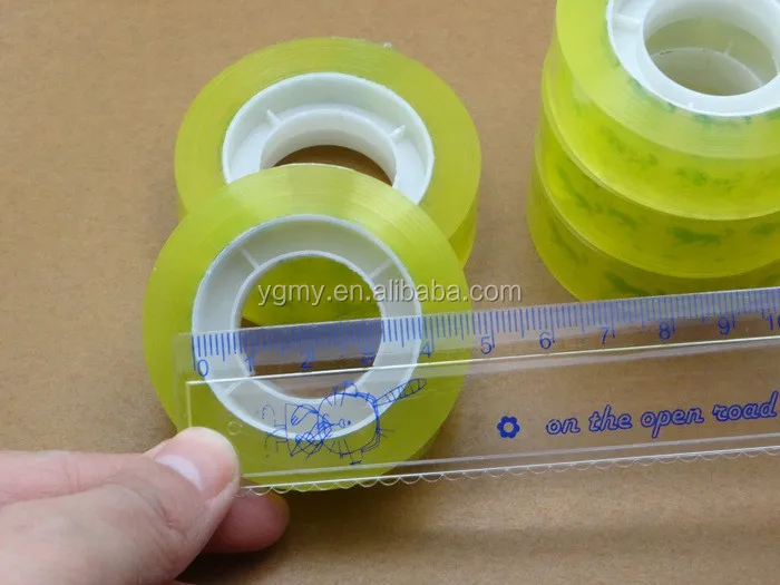 8 Rolls Sellotape Clear Sticky Tape Transparent Sealing Packaging Tape