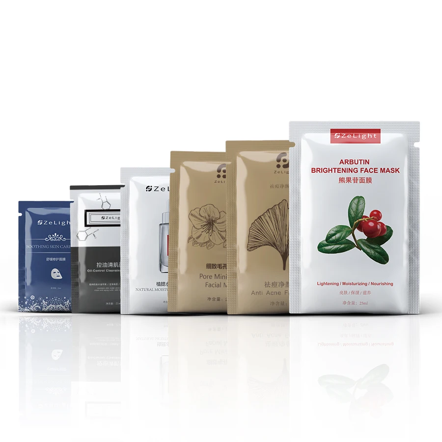 

Best OEM Custom Natural Skin Care Acne Mask Hydrating Whitening Collagen Facial Mask Sheet Moisturizing Sleep Face Mask for Men