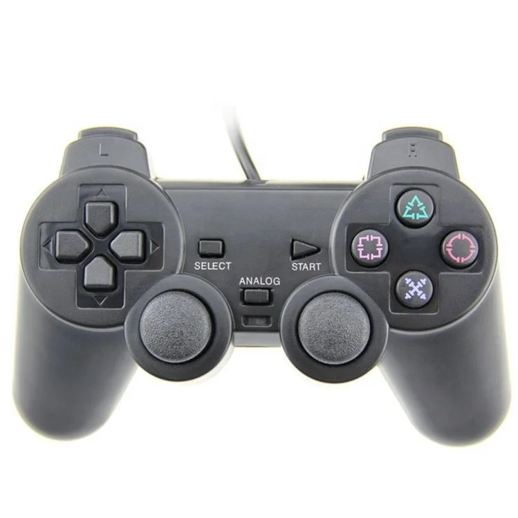 

Wired Video Game Controller Gamepads For Ps2 Gaming Console Joypad Long Cable Vibration Gamepad Playstation 2