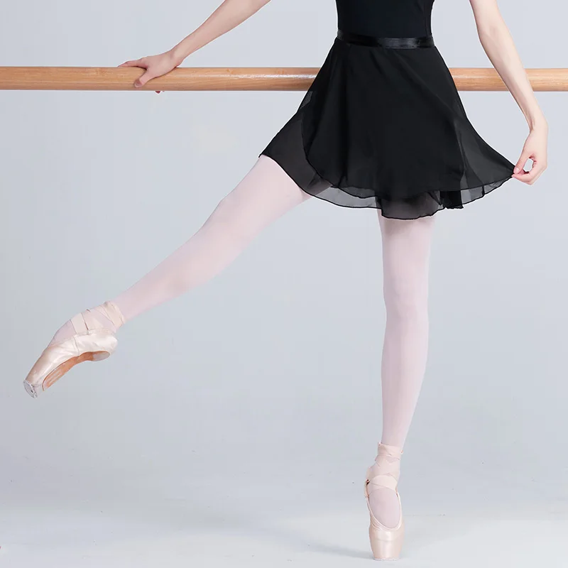 

Children Adult Ballet Skirt Girls Women Chiffon Wrap Skirts Dance Practice Wear