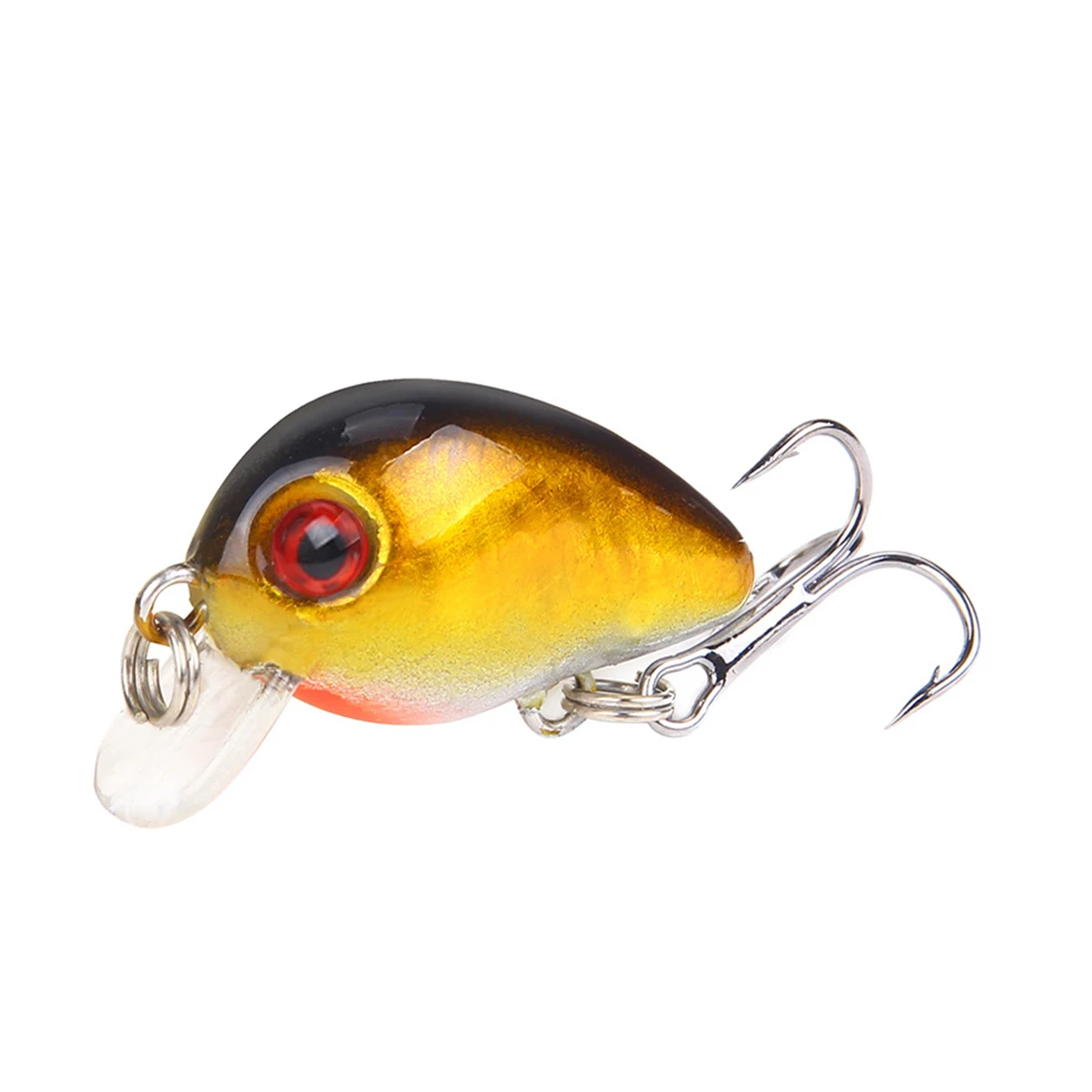 

Crankbaits 30mm 1.6g Fishing Lure Hard Baits Swimbaits Boat Ocean Topwater Lures Fishing Tackle for Trout Bass Perch, 10 available colors to choose