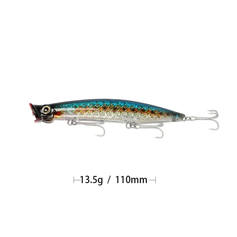 

Bassmaster new Floating Popper Lure high quality Hard Artificial Bait Sea Bass Fishing Lures