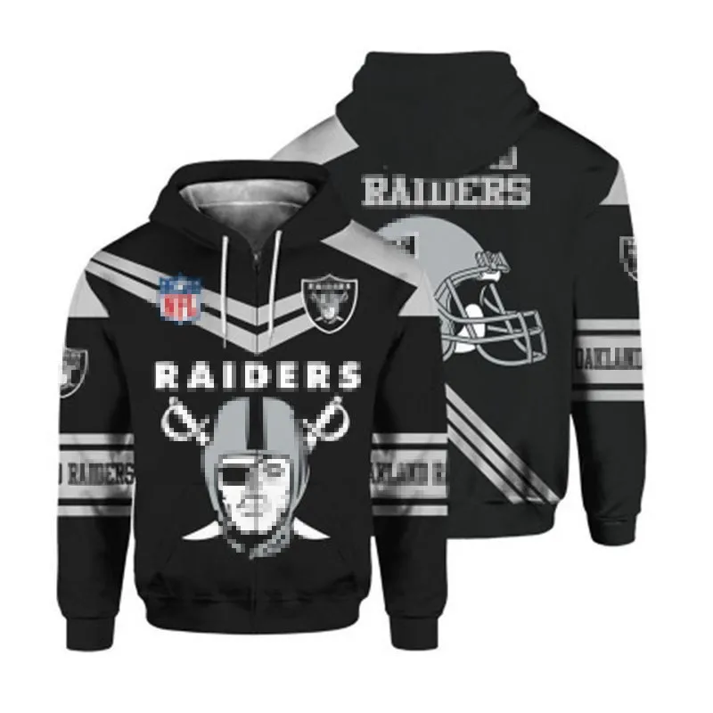 

7864 American Men Raider 3D Digital Prints Pullover Hoodie Sweatshirts