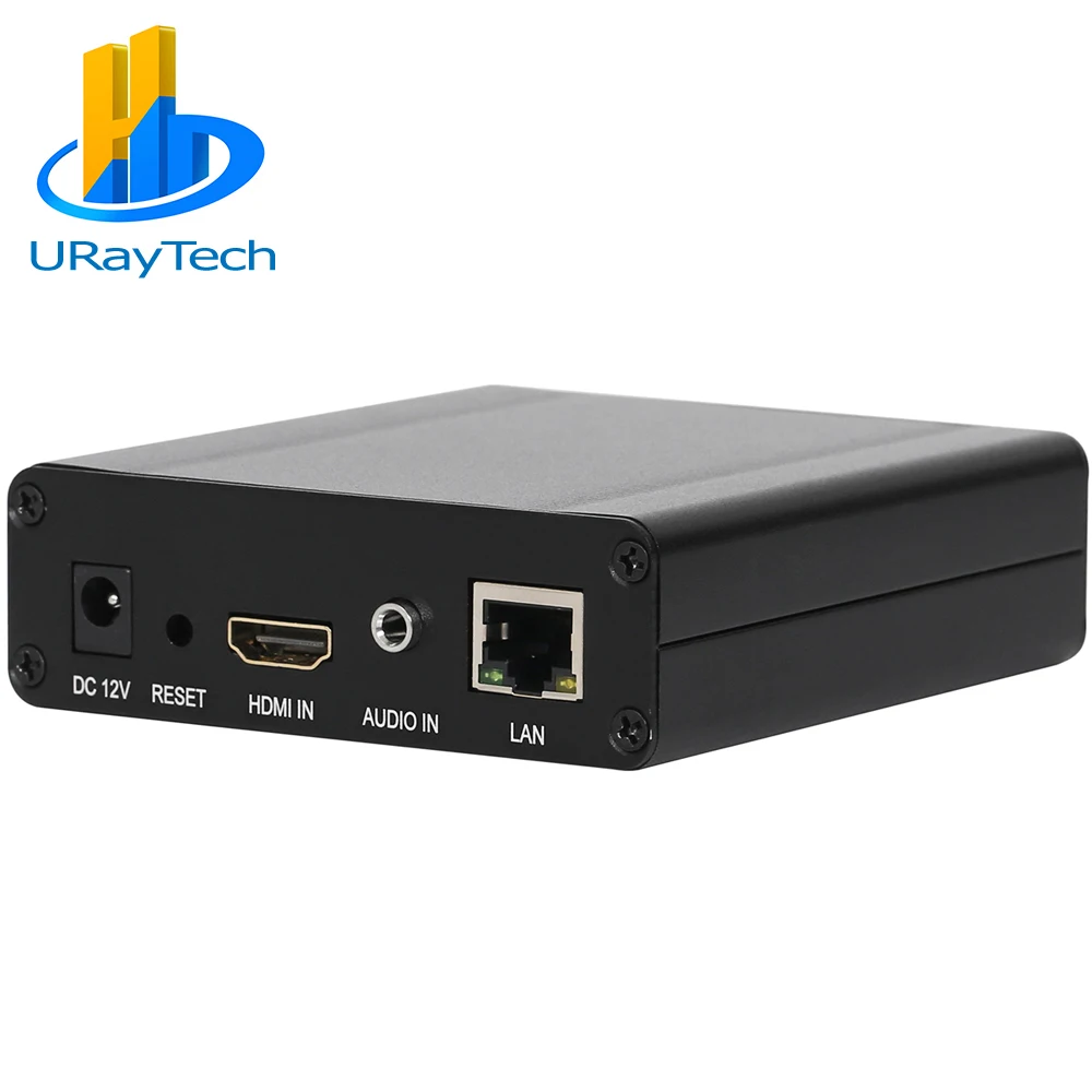 

URay HEVC HD HDMI To IP Video Encoder IPTV HD 1080P 1080i Live Streaming Broadcast Encoder H.265 H.264 SRT