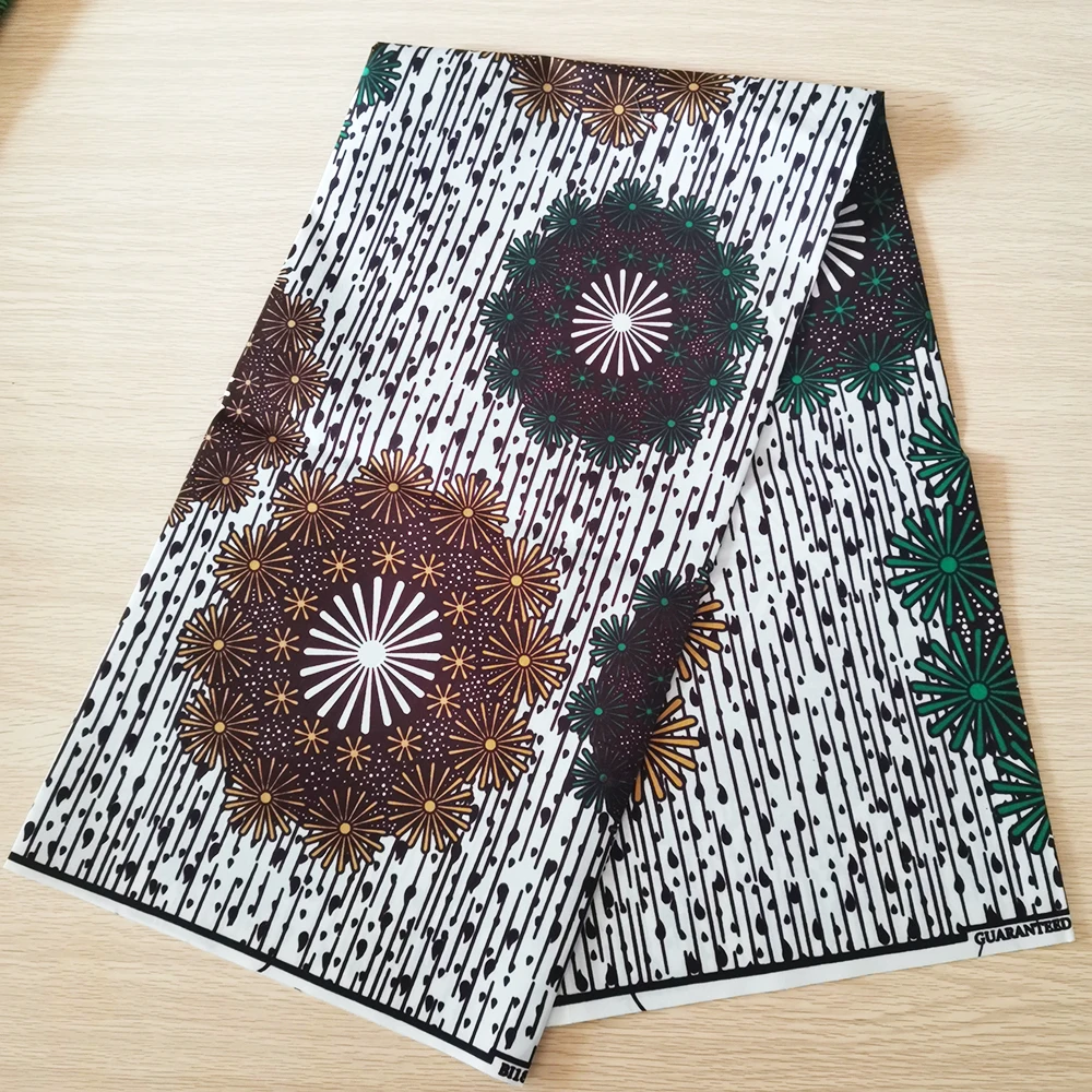 
Polyester wax print fabric African wax 