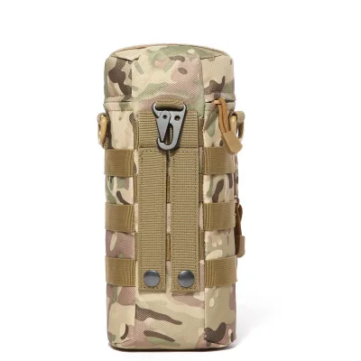 

TY Outdoors Water Bottle Pouch Tactical Shoulder Bag Kettle Waist Back Pack for Army Fans Climbing Camping Hiking Bags, Black blue, yellow, purple