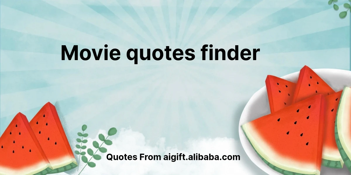 movie quotes finder