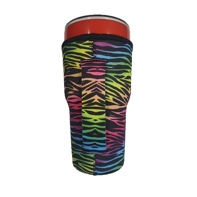

RTS 30oz Iced Coffee Cup Neoprene Insulated Sleeves/Reusable Tumbler Cup Sleeve, Customized color