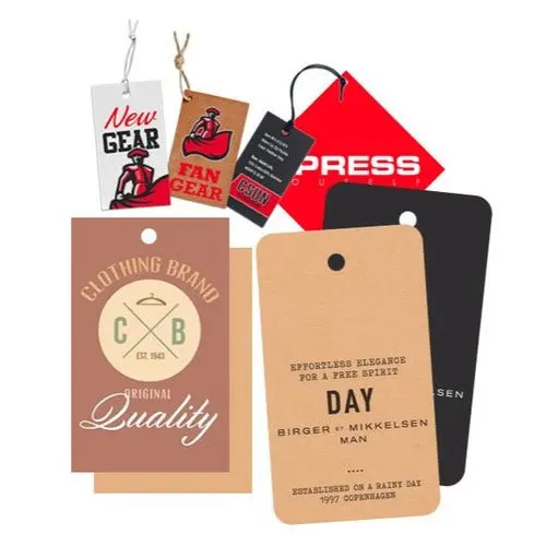 
Custom wholesale luxury brands embossed price label garment hangtags card with logo for men hoodies clothing  (1600061929633)
