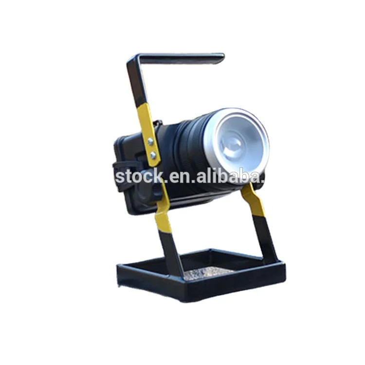 Zoom Torch Light Led Rotating Flood Light Rechargeable Mobile Emergency Construction Site Lamp Track Light Zoom