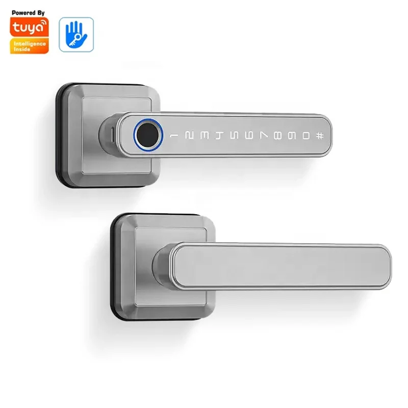 

Digital Lock Door Security Keyless Biometric Password Smart Fingerprint Handle Front Door Lock