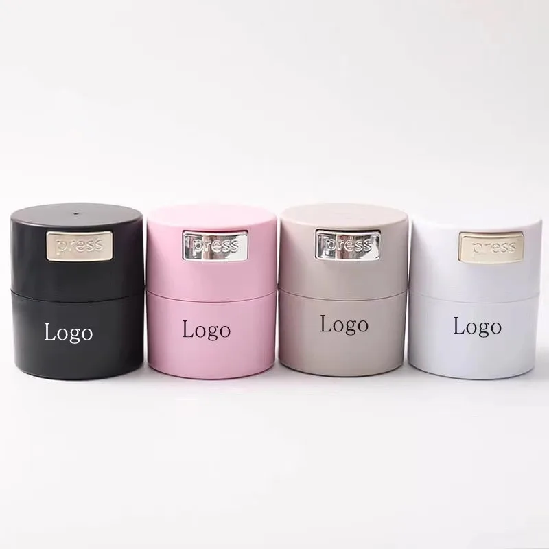 

new arrival private label eyelash extension glue storage tank 3pcs adhesive sealed container