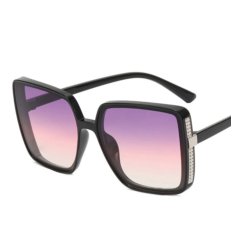

Big Frame Squarecustom Logo Trending Sunglasses For Women Luxury Brand Good Quality Fashionable Cheap Ladies 2023 Sunglass