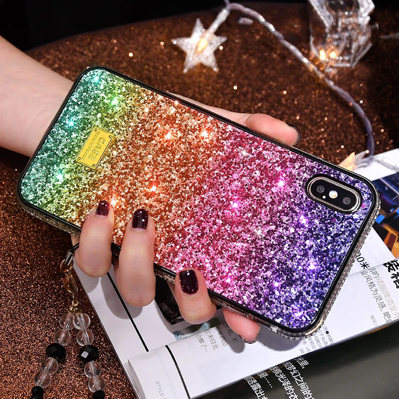 

phone case suitable for iPhone12Promax high quality hand-applied diamond woman suitable mobile phone bags xsmax xr 8plus 11pro