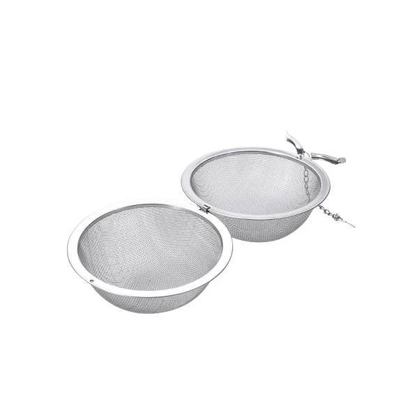 

Wholesale 5.5cm Stainless Steel Tea Strainer Tea Ball Infuser with Charm Tea & Coffee Strainer, Silver