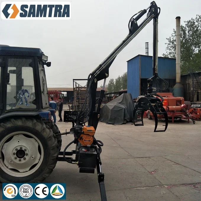 390kg light wood crane log loader