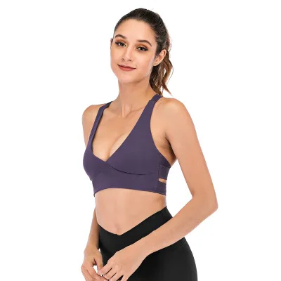 

Women Wirefree Shakeproof Padded Push Up Work Out Sports Bra