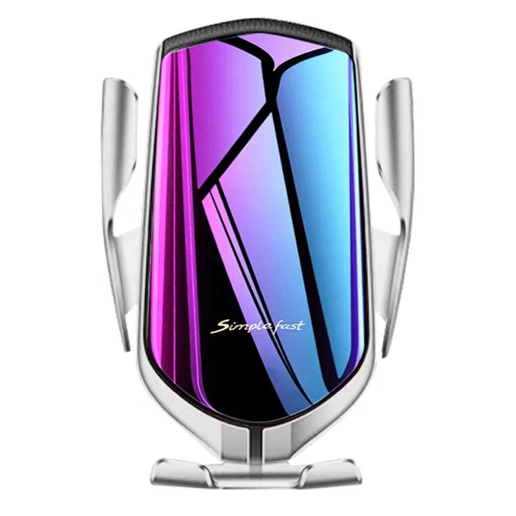 

New Technology Ultra Fast Mobile Phone Car Mount Wireless Charging With Smart Sensor