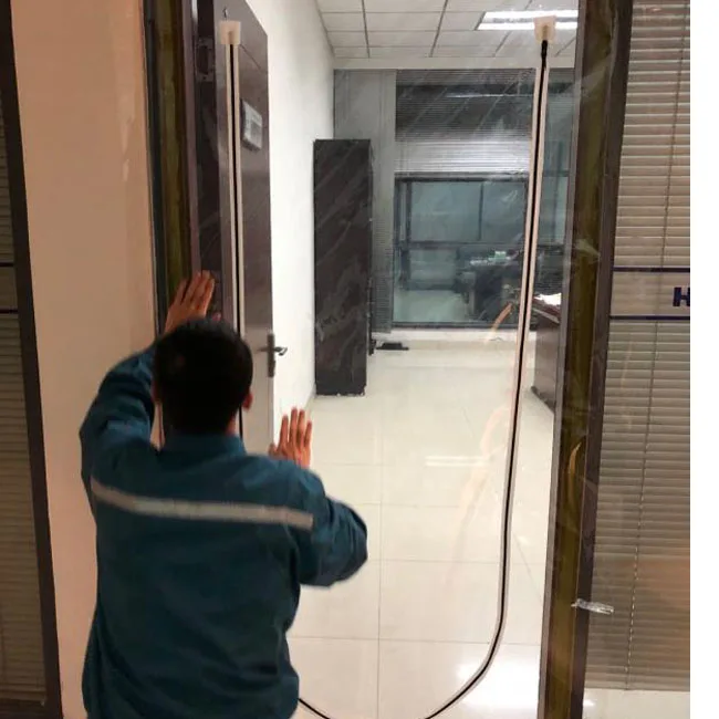 Newest Design Plastic Zipper Door /easy Zipper Door Set Up With Plastic