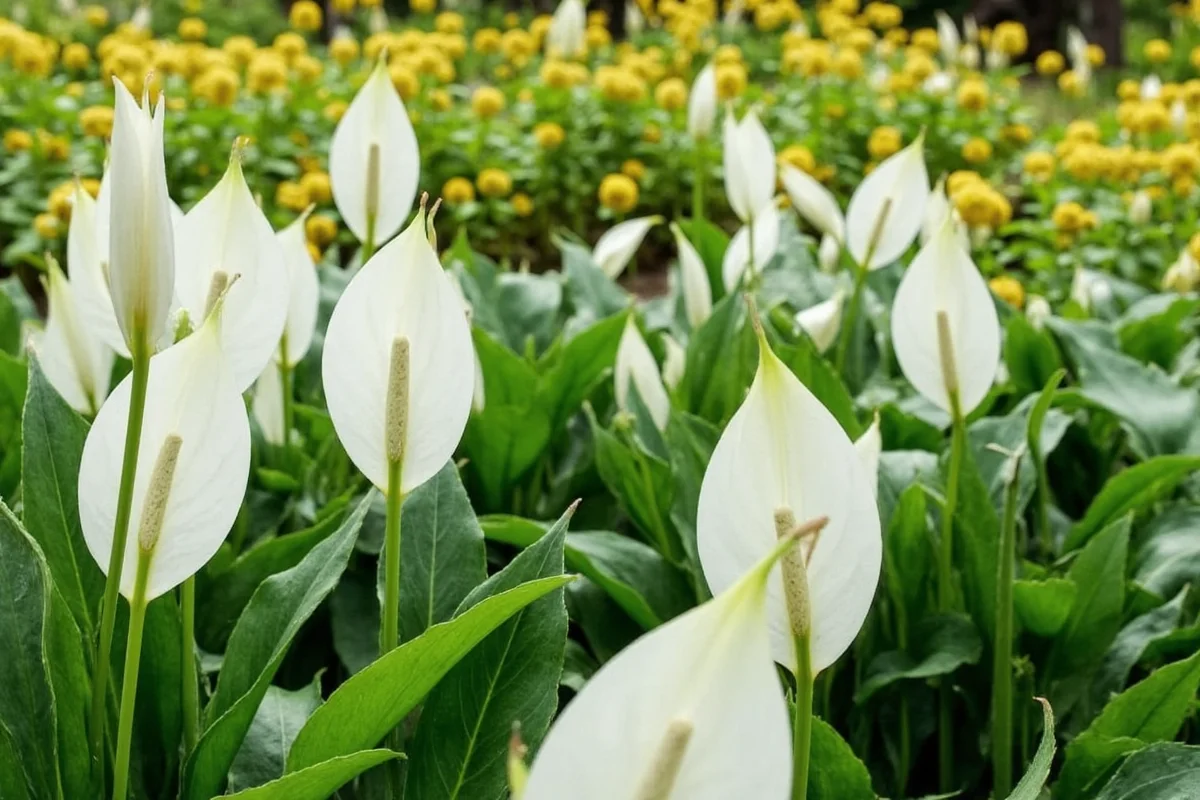 how big do peace lily plants get