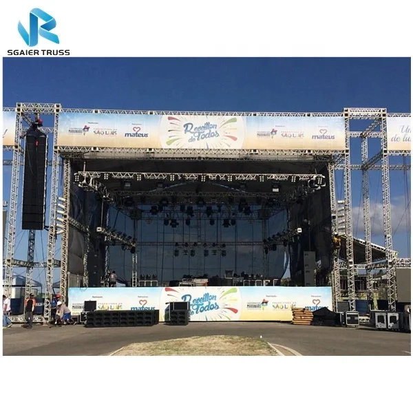 
Outdoor Concert Event Portable Mobile Smart Truss System Stage Truss 