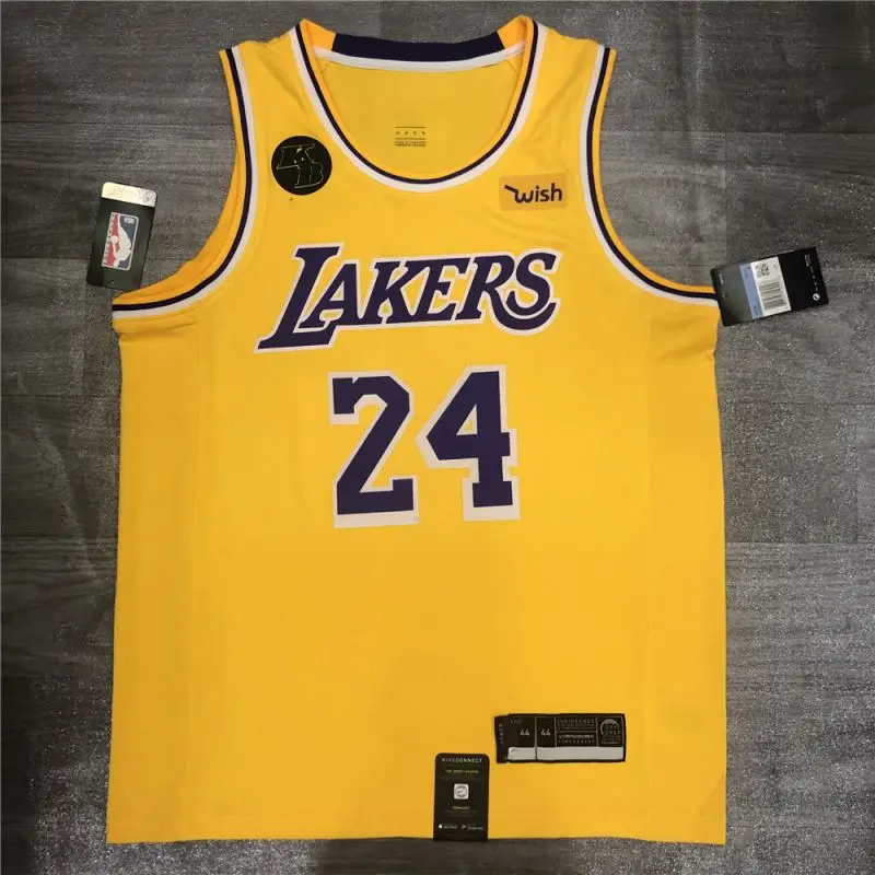 

2022 Top Quality Laker s basketball jersey Kobe Byrant # 24 James #6 Anthony #7 Westbrook#0 uniform Custom Name and Logo, As picture