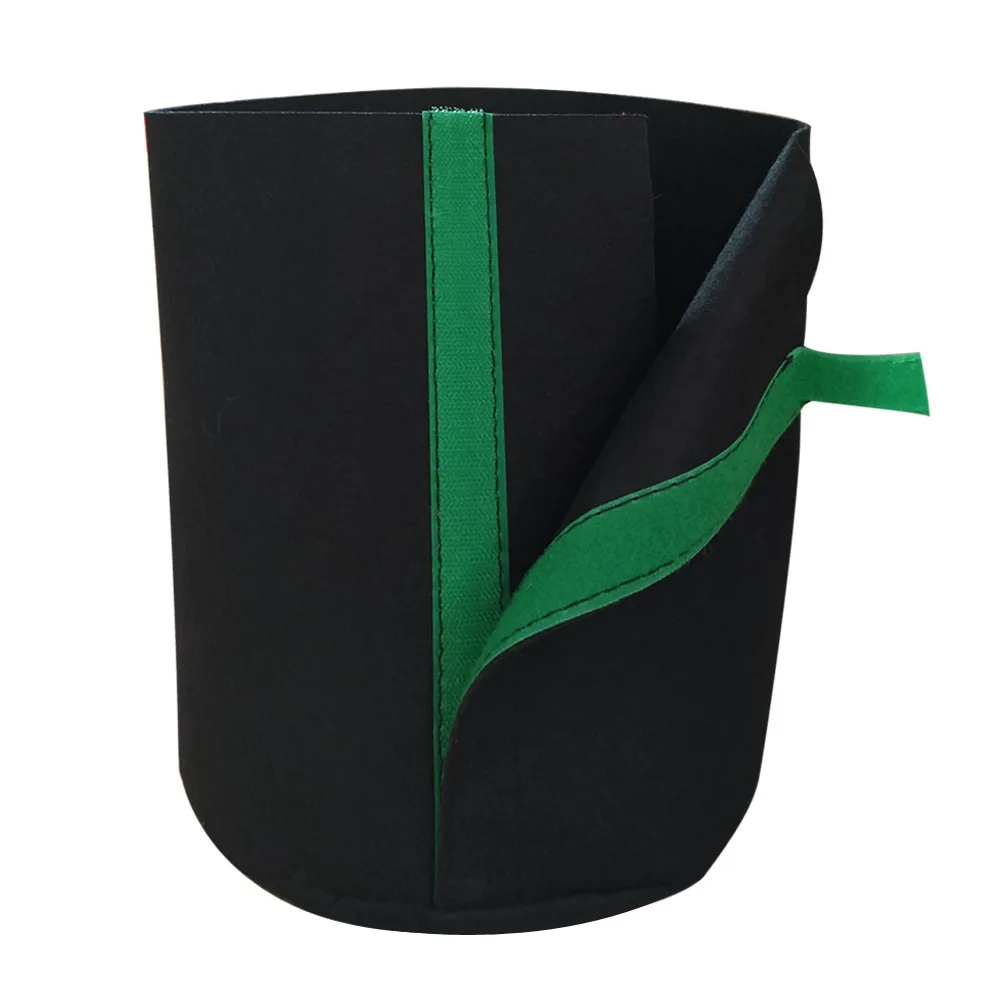 

30 gallon black wholesale felt grow bag plant container