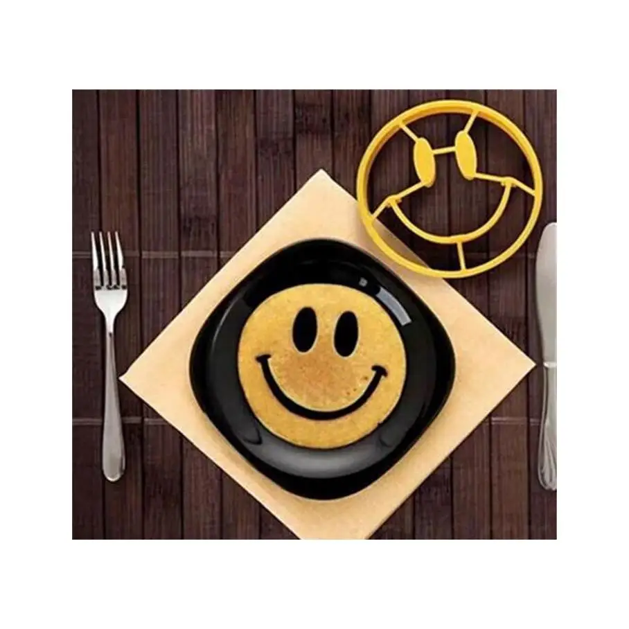 

Delidge 1Pcs Smiley Face Egg Mold Silicone Smile Shaped Pancakes Omelette Device Egg Tool Kitchen Diy Creative Fried Mold