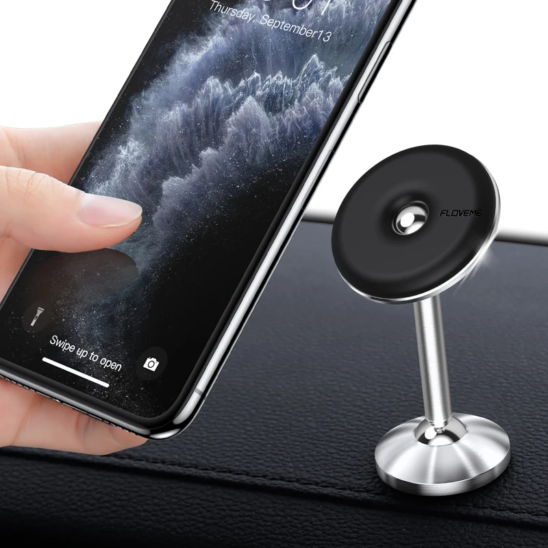 

Free Shipping 1 Sample OK Amazon Top Seller Universal 6pcs N50 Strong Magnet Mobile Phone Car Mount Magnetic Holder, Black