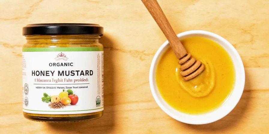 Funny infographic facts about honey mustard consumption